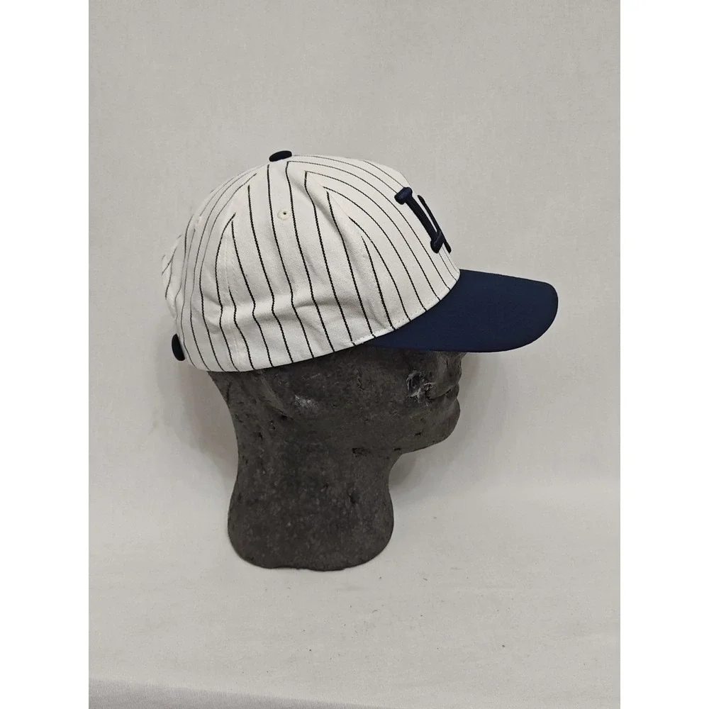 New! Lucky Brand Snapback Hat Cap‎ Navy Pinstripe Baseball Adjustable Men's NWOT